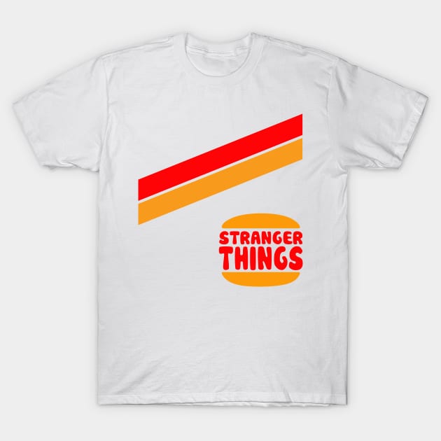 stranger burger T-Shirt by old_school_designs